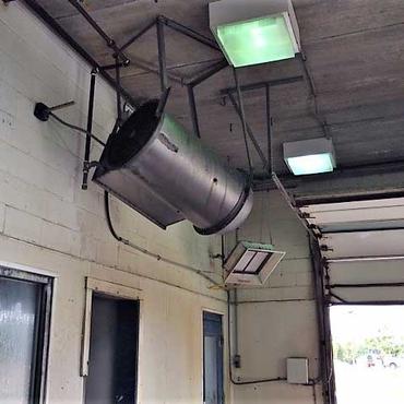 Overhead Door Jet Heater